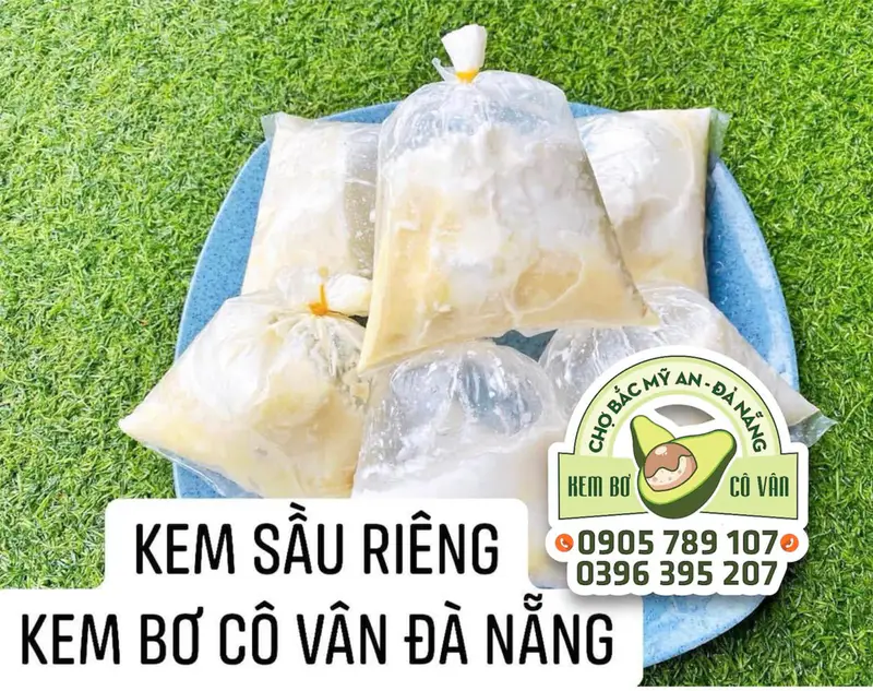 Kem Bơ Cô Vân chợ Bắc Mỹ An ( Avocado ice cream Ms.VAN at Bac My An market ) - ảnh 3