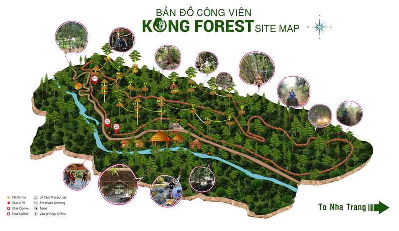 Kong Forest Nha Trang - ATV, Zipline, Rafting - ảnh 2