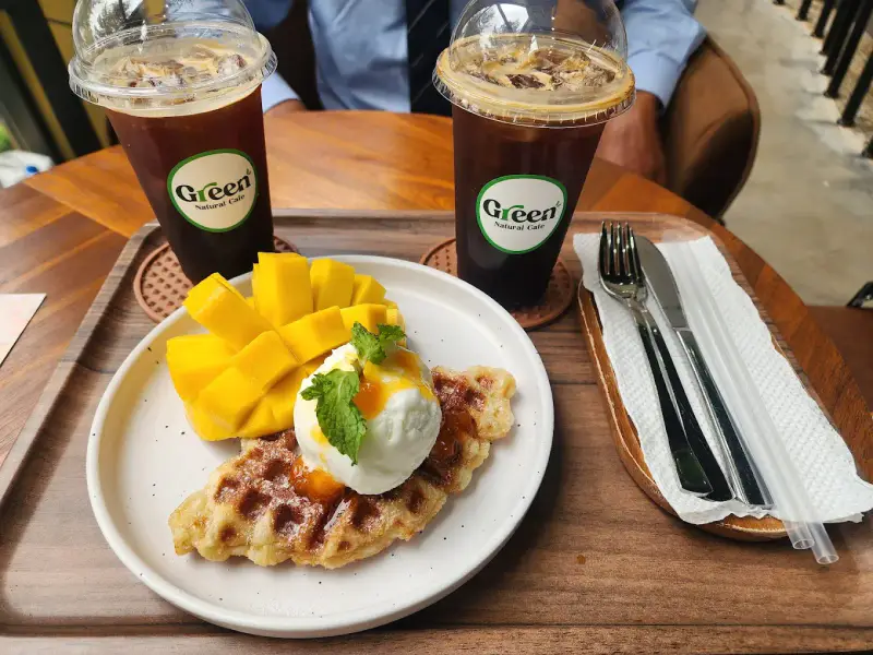 CAFE GREEN(카페그린) GRAND WORLD. 망고빙수 - ảnh 4