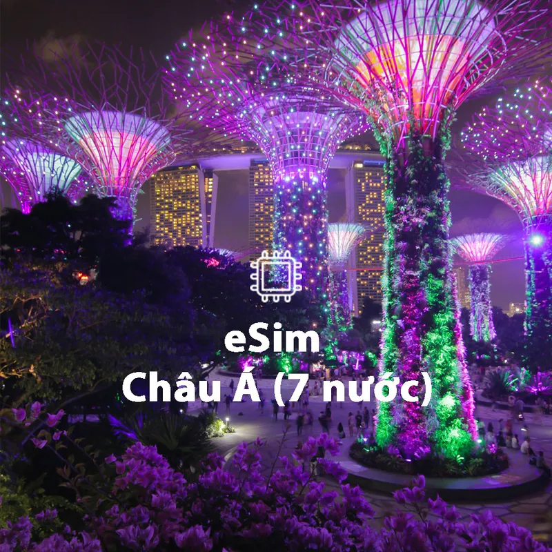 eSIM Châu Á (7 nước) - Nắng Trip